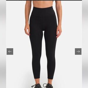 Mate Organic Stretch Midi Legging, Jet Black, Small NWT